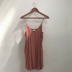 Aritzia Vivienne Dress - Canyon Rose color